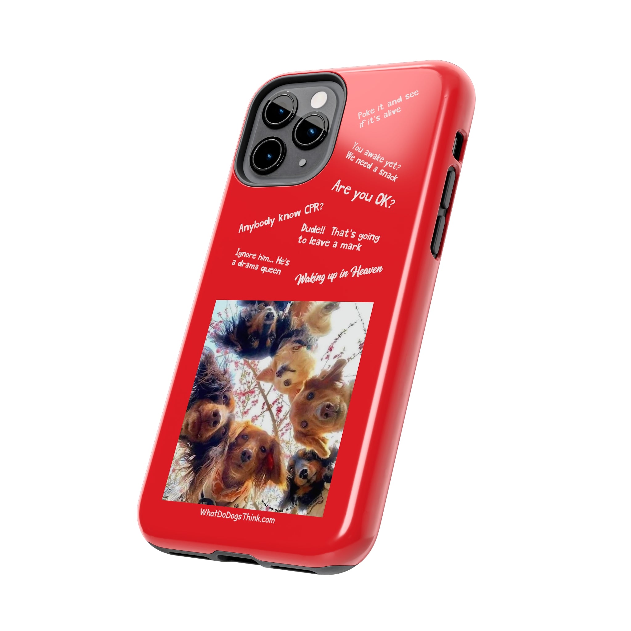 Are you OK? Compilation  Red Tough Phone Cases