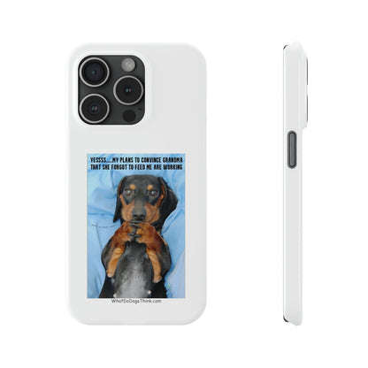 Grandma     White Slim Phone Cases