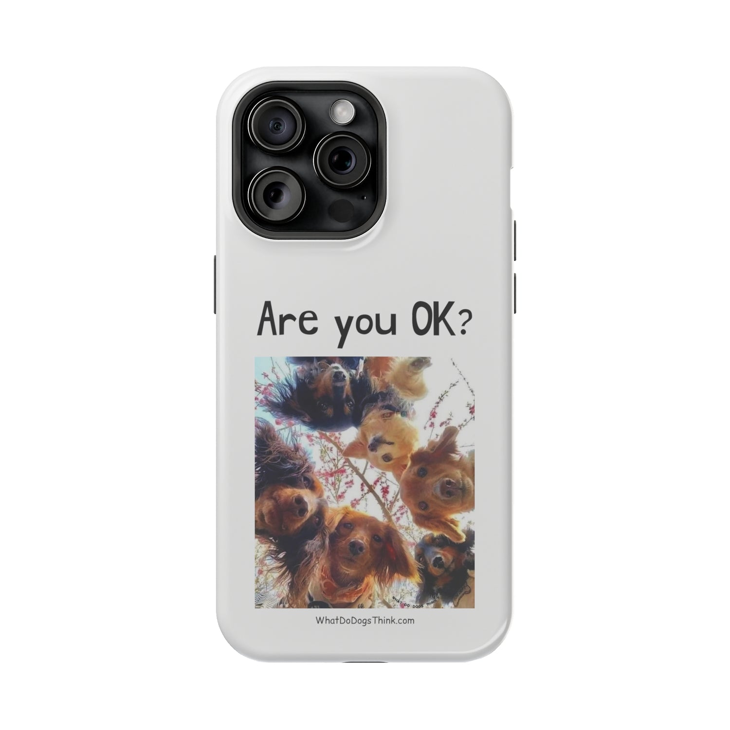 Are you OK?   White MagSafe Tough Cases