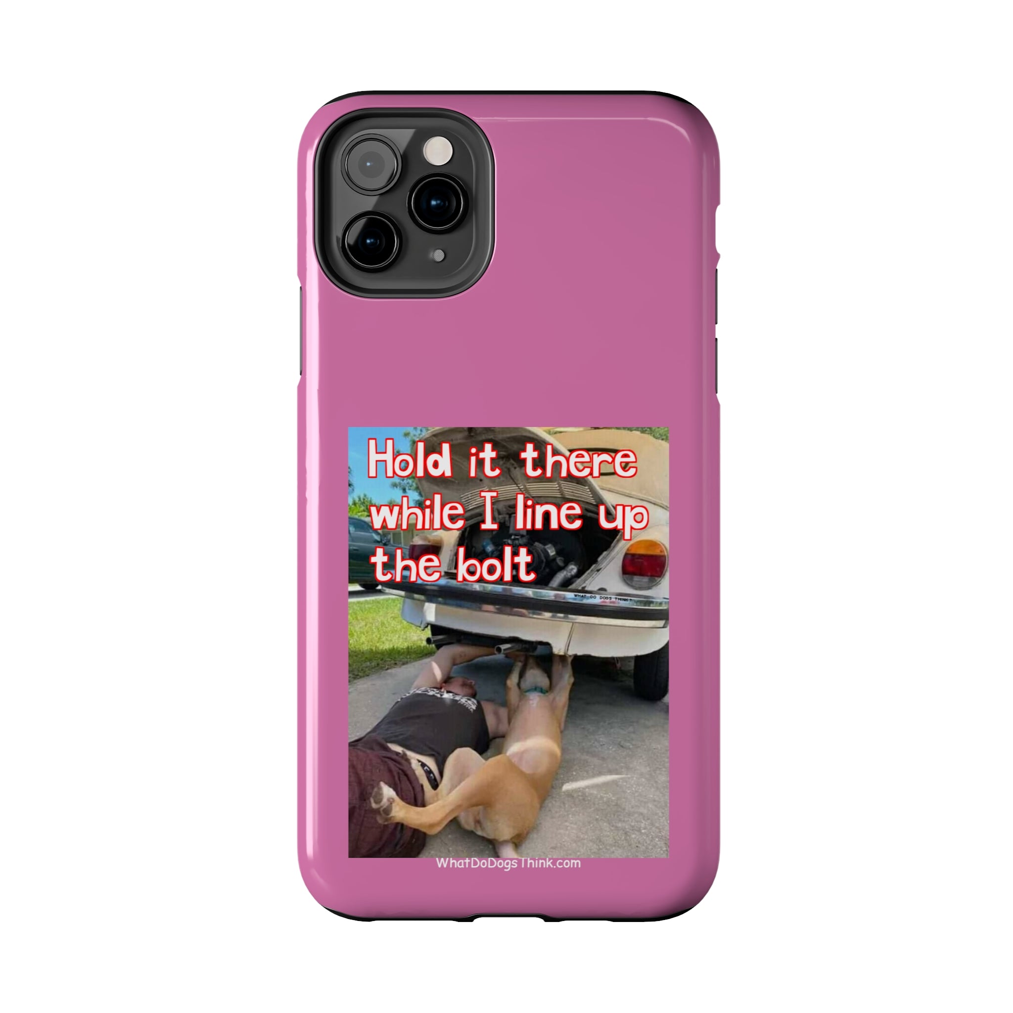 Hold it   Pink Tough Phone Cases