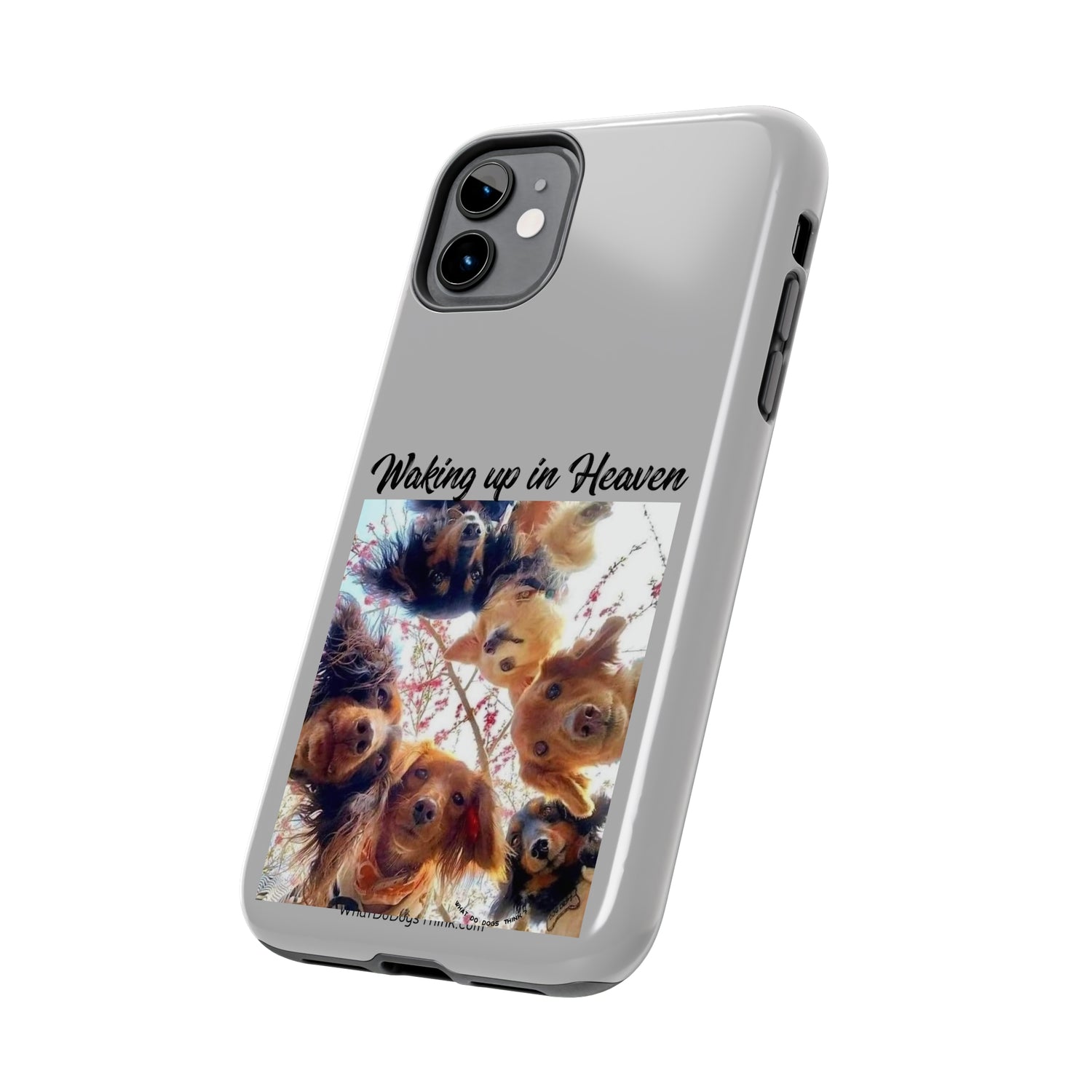 Waking Up in Heaven   Grey Tough Phone Cases