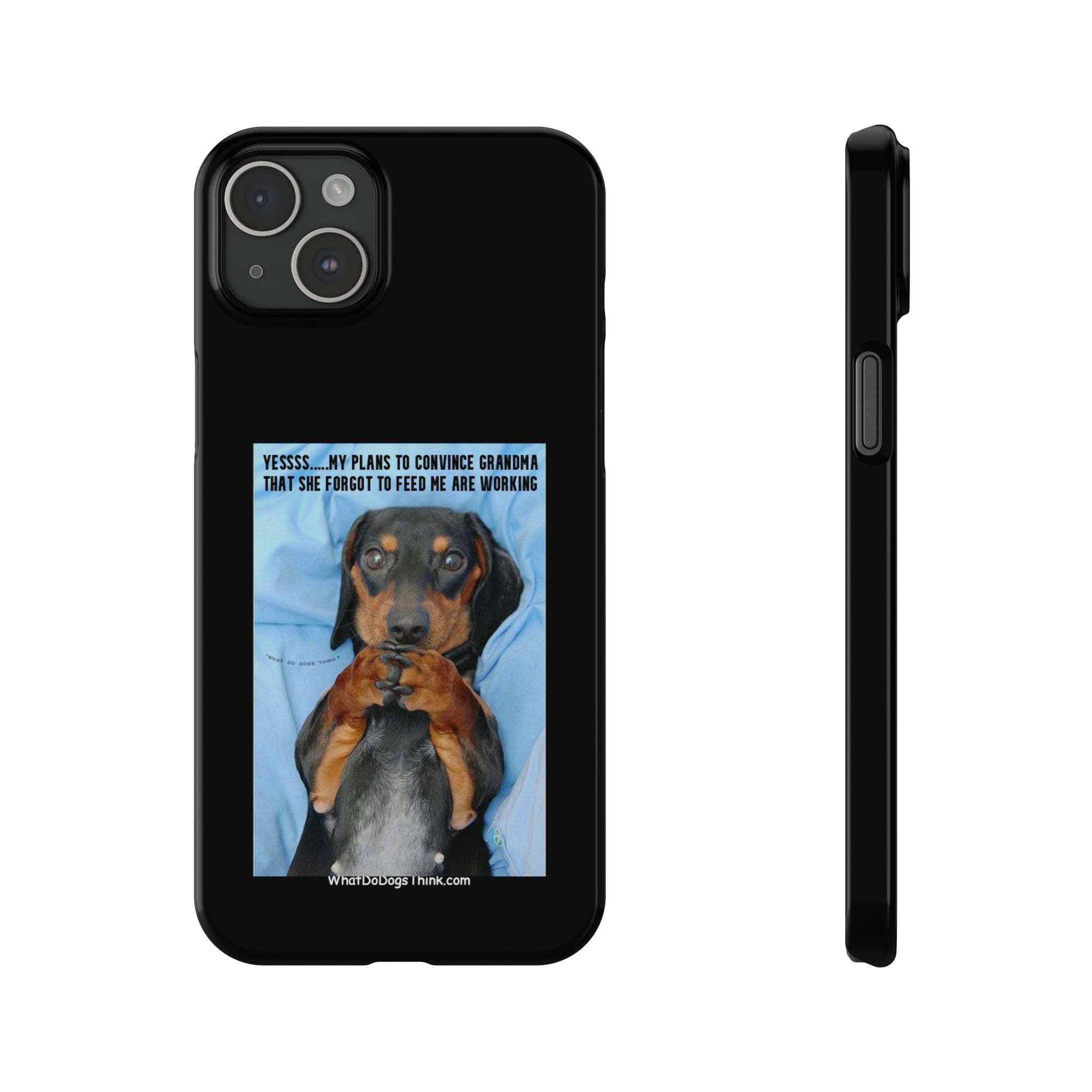 Grandma    Black Slim Phone Cases