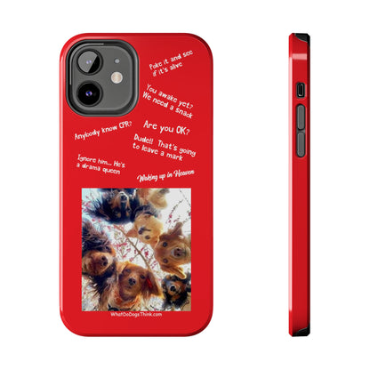 Are you OK? Compilation  Red Tough Phone Cases