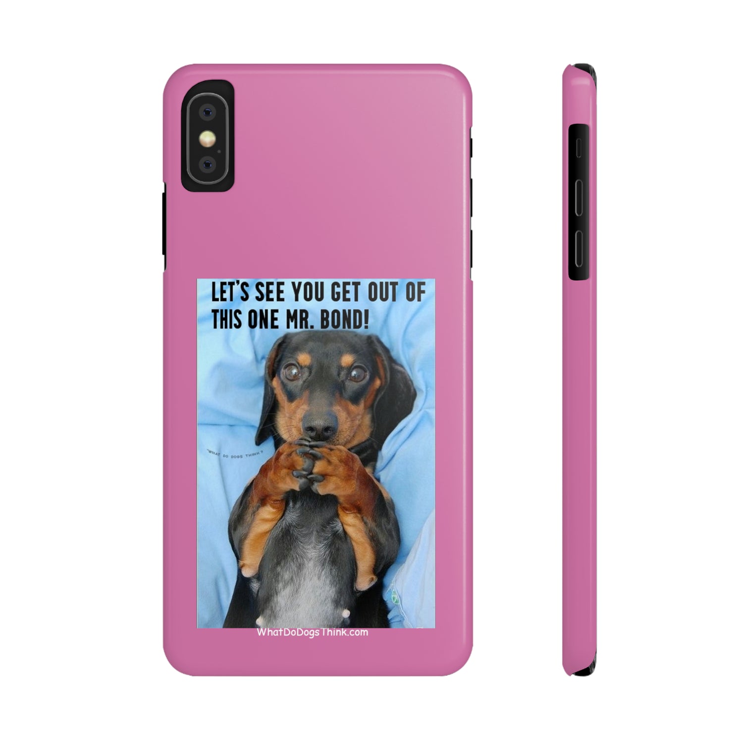 Mr. Bond    Pink Slim Phone Cases