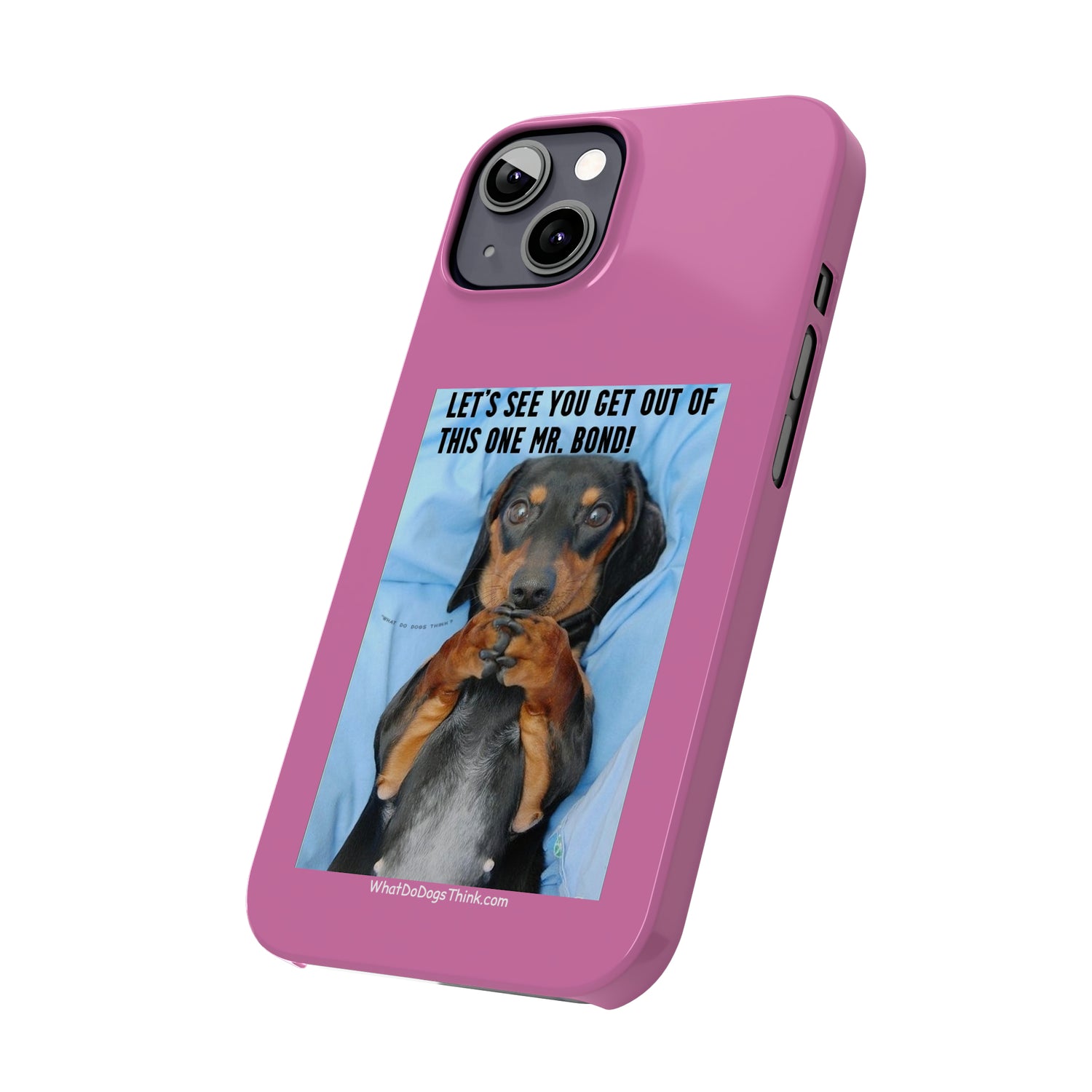 Mr. Bond    Pink Slim Phone Cases