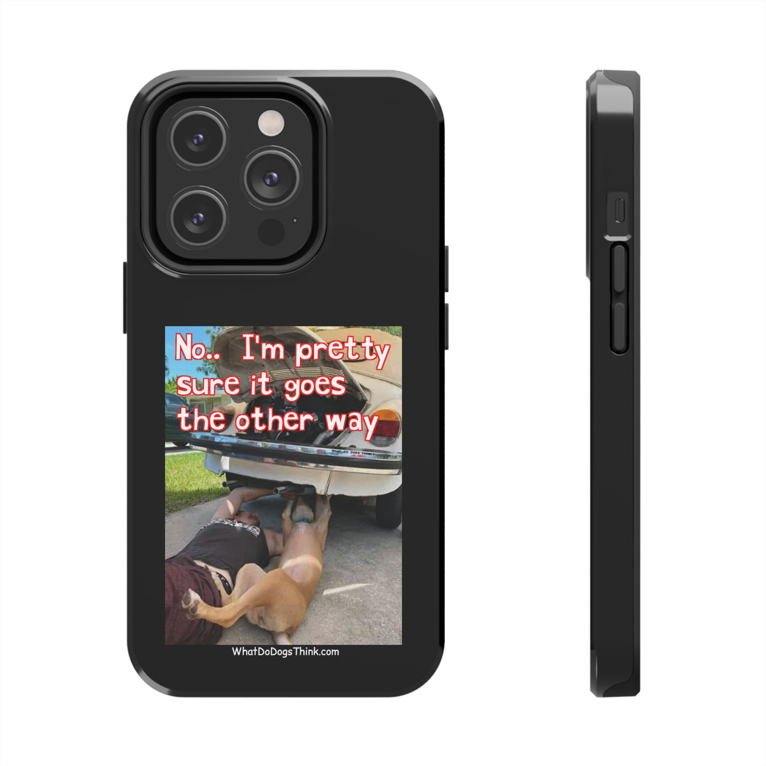 Other Way Black Tough Phone Cases