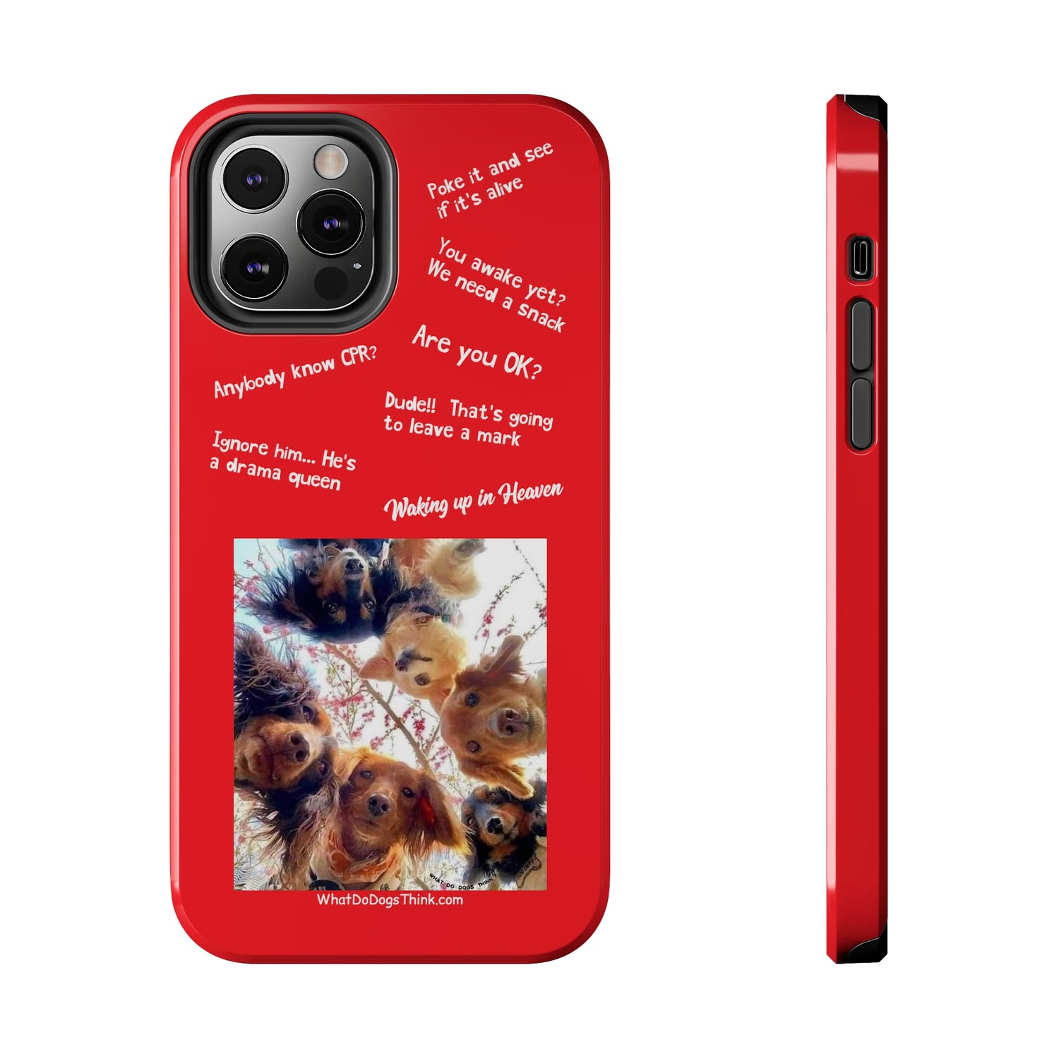 Are you OK? Compilation  Red Tough Phone Cases