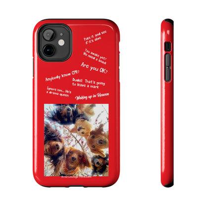 Are you OK? Compilation  Red Tough Phone Cases