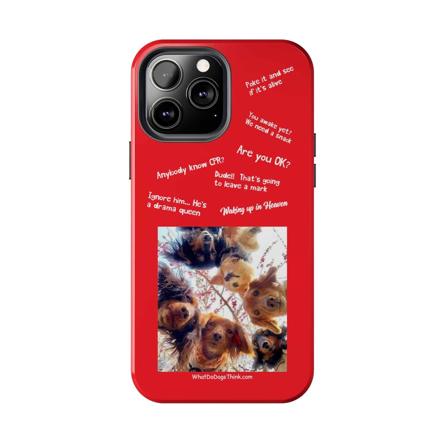 Are you OK? Compilation  Red Tough Phone Cases