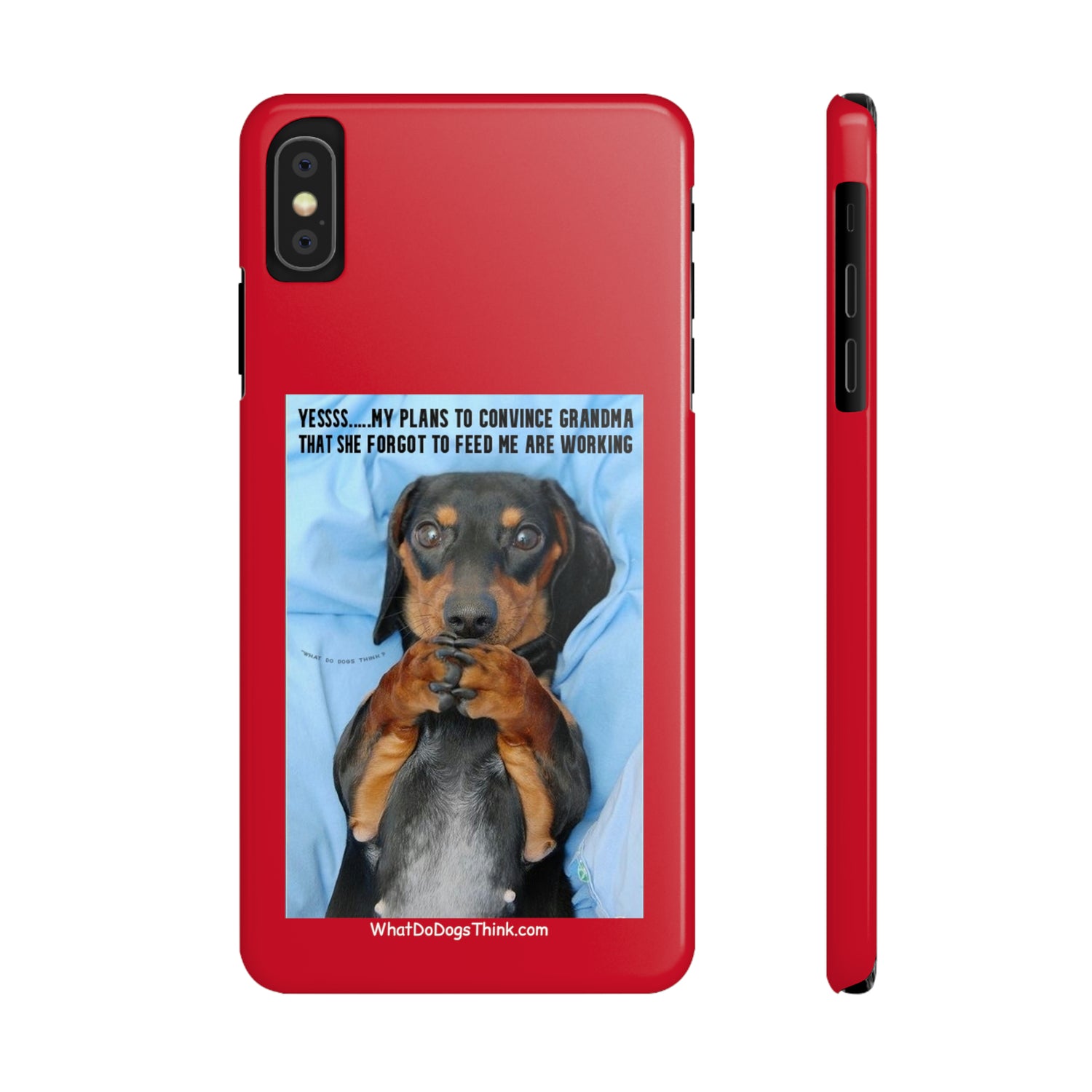 Grandma    Red Slim Phone Cases