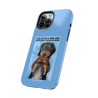 Grandma    Blue Tough Phone Cases