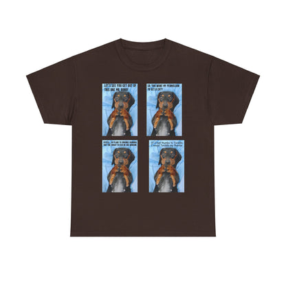 Devious Dachshund  T shirt 