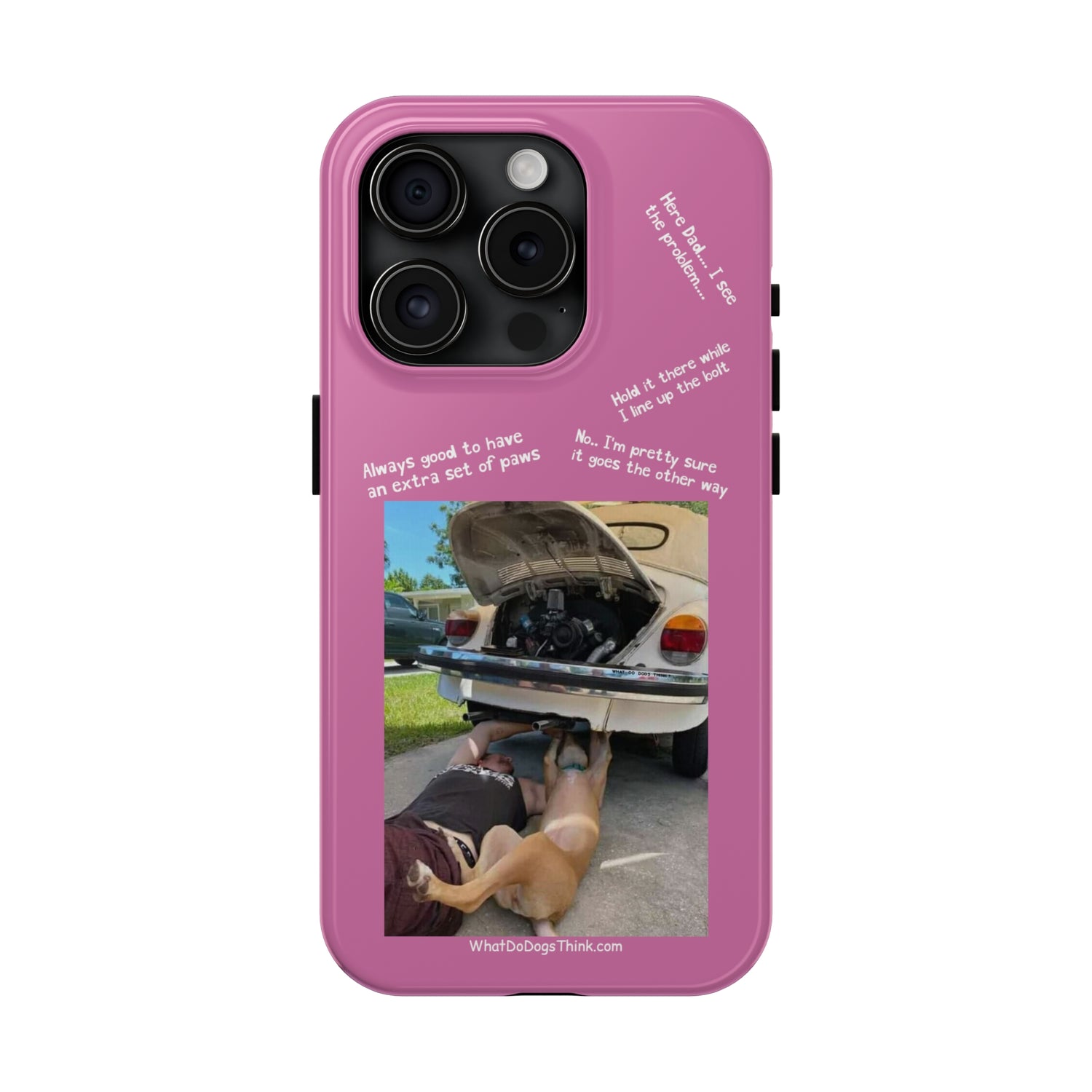 Bug Helper Compilation   Pink Tough Phone Cases