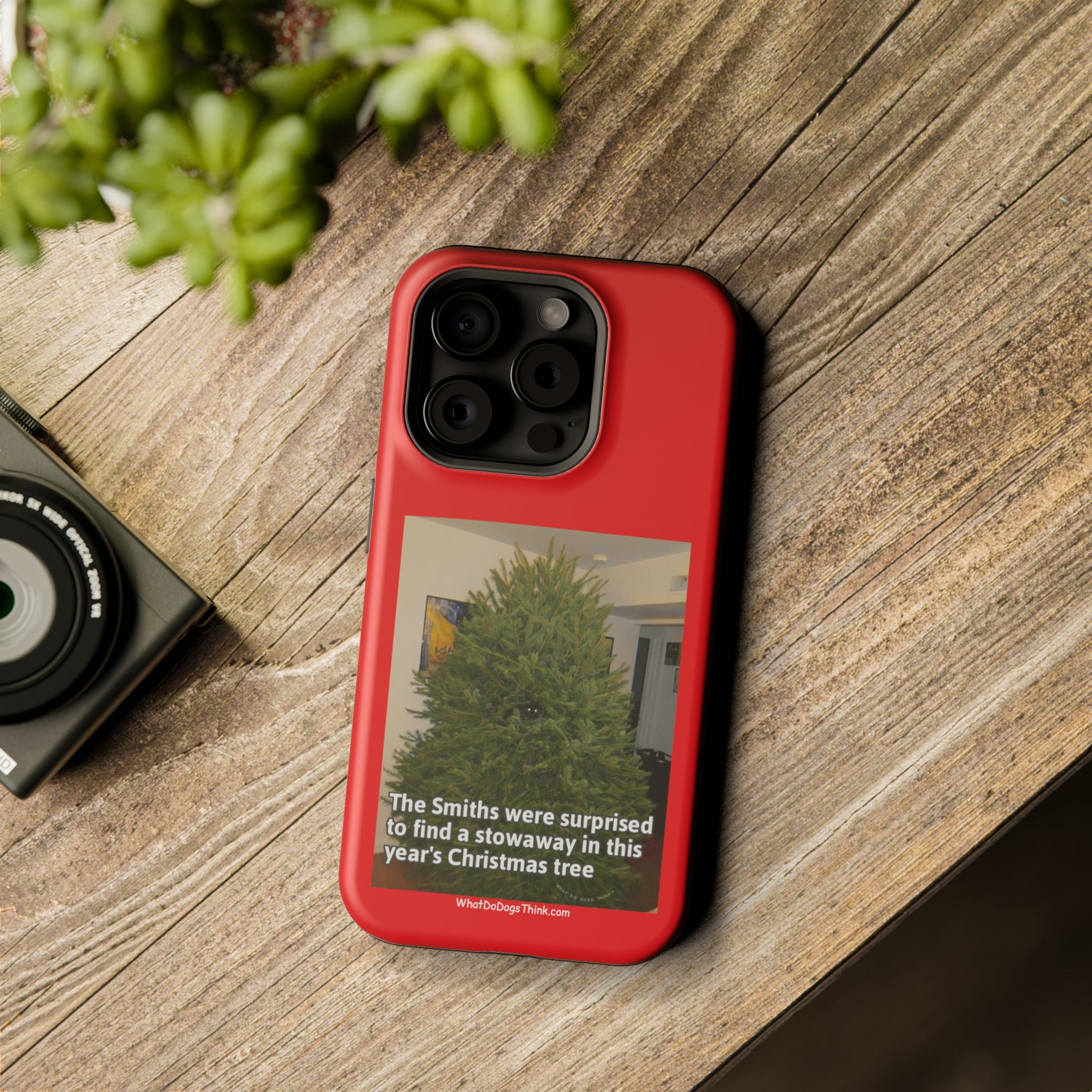 Stowaway Cat    Red MagSafe Tough Case