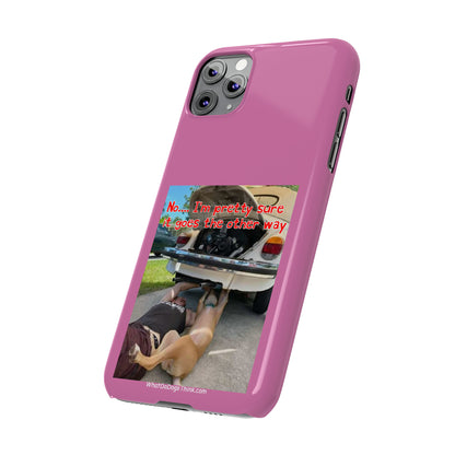 Other Way    Pink Slim Phone Cases