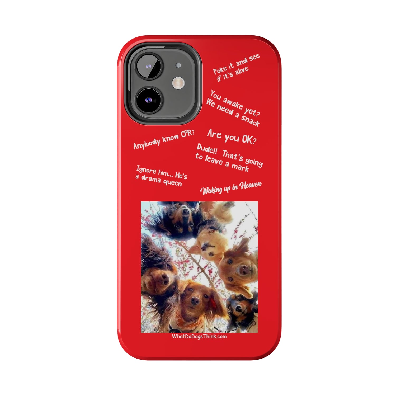 Are you OK? Compilation  Red Tough Phone Cases