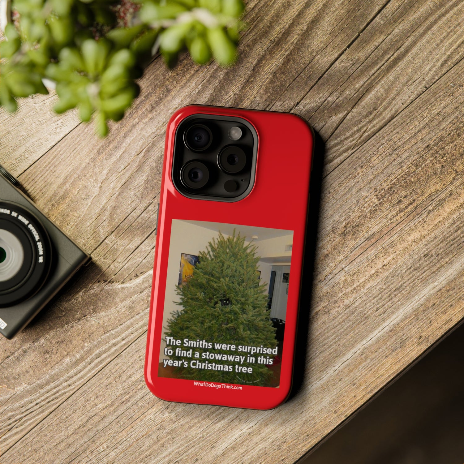 Stowaway Cat    Red MagSafe Tough Case