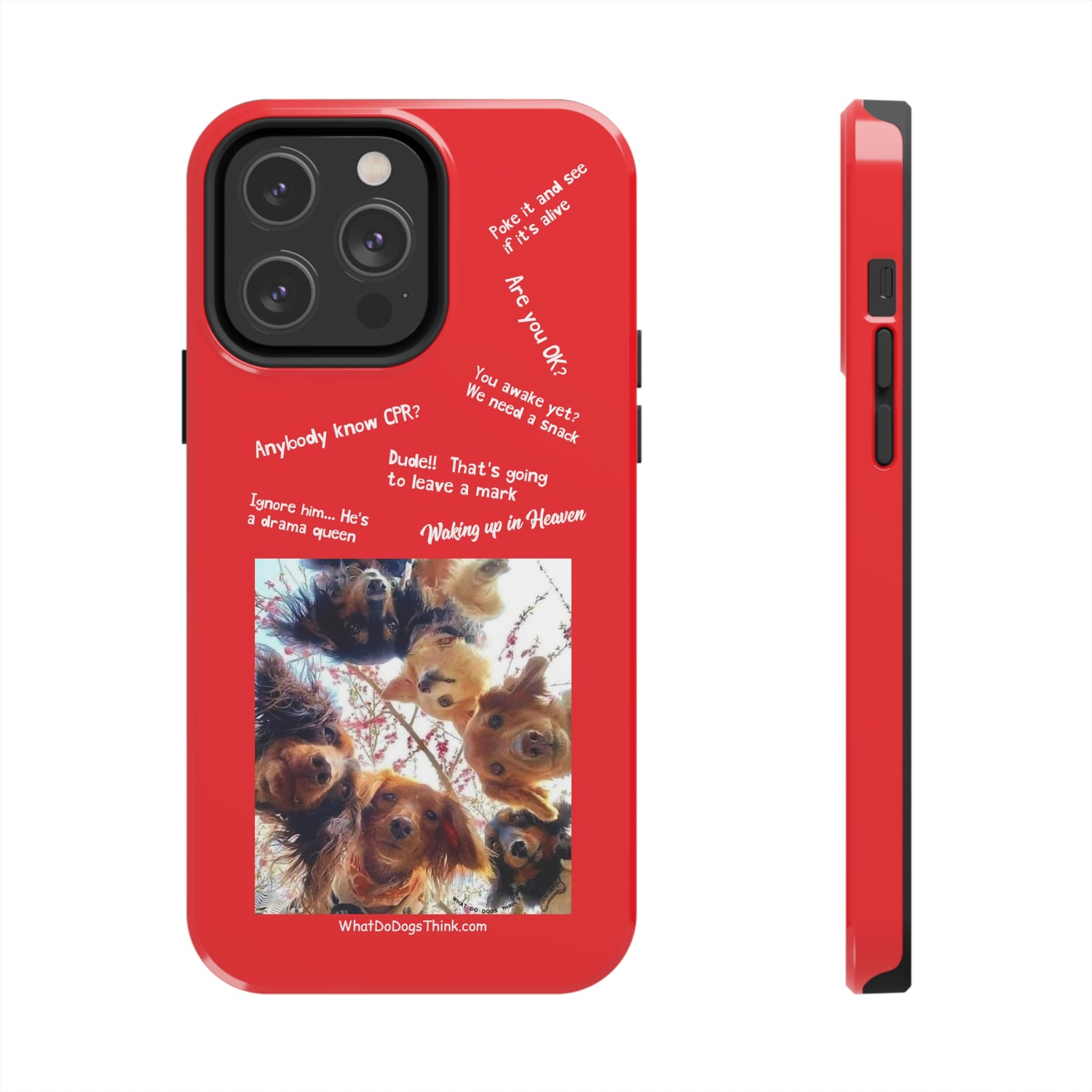 Are you OK? Compilation  Red Tough Phone Cases