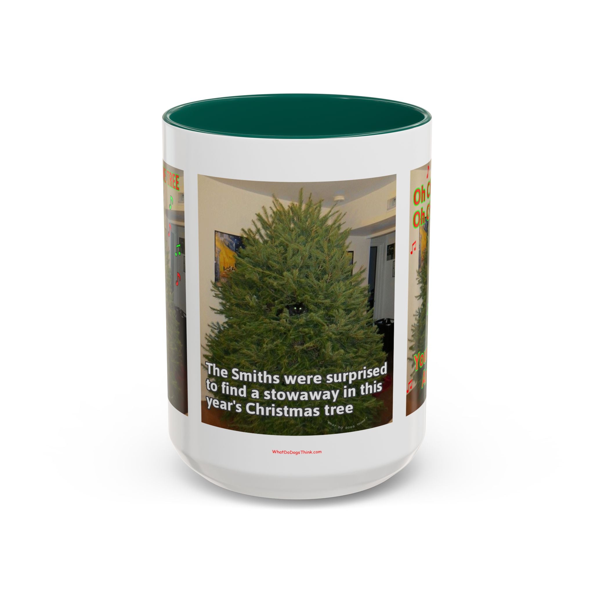 Christmas Tree Cat Mug