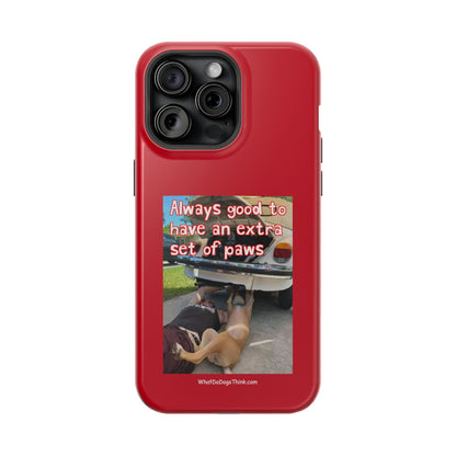 Extra Paw    Red MagSafe Tough Cases