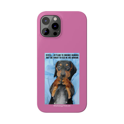 Grandma    Pink Slim Phone Cases