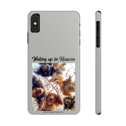 Waking Up In Heaven     Grey Slim Phone Cases