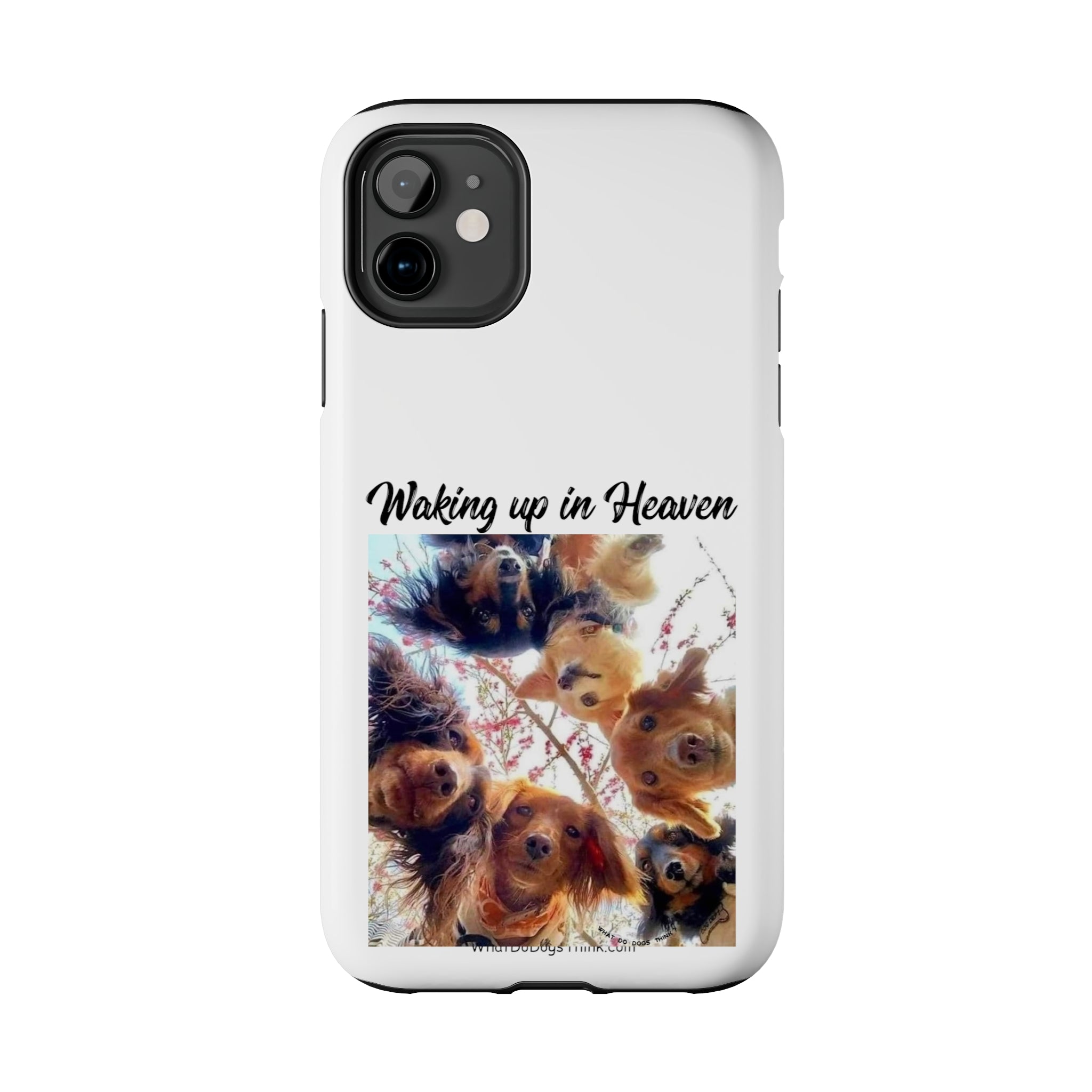 Waking Up in Heaven   White Tough Phone Cases