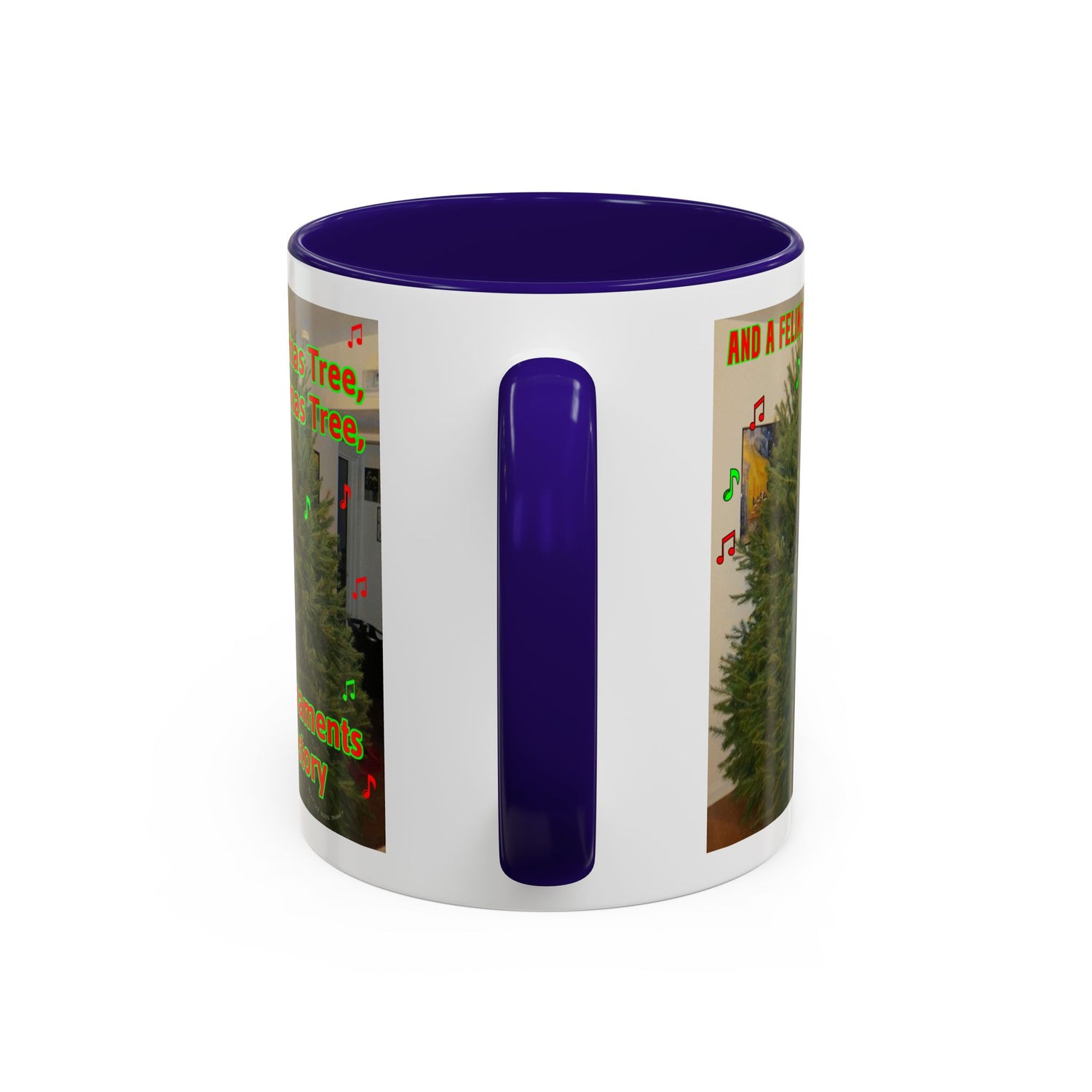 Christmas Tree Cat Mug