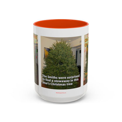 Christmas Tree Cat Mug