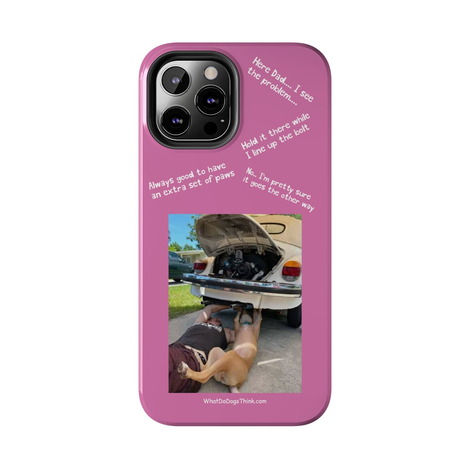 Bug Helper Compilation   Pink Tough Phone Cases