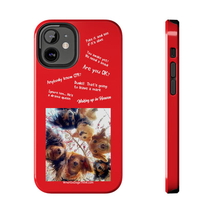 Are you OK? Compilation  Red Tough Phone Cases