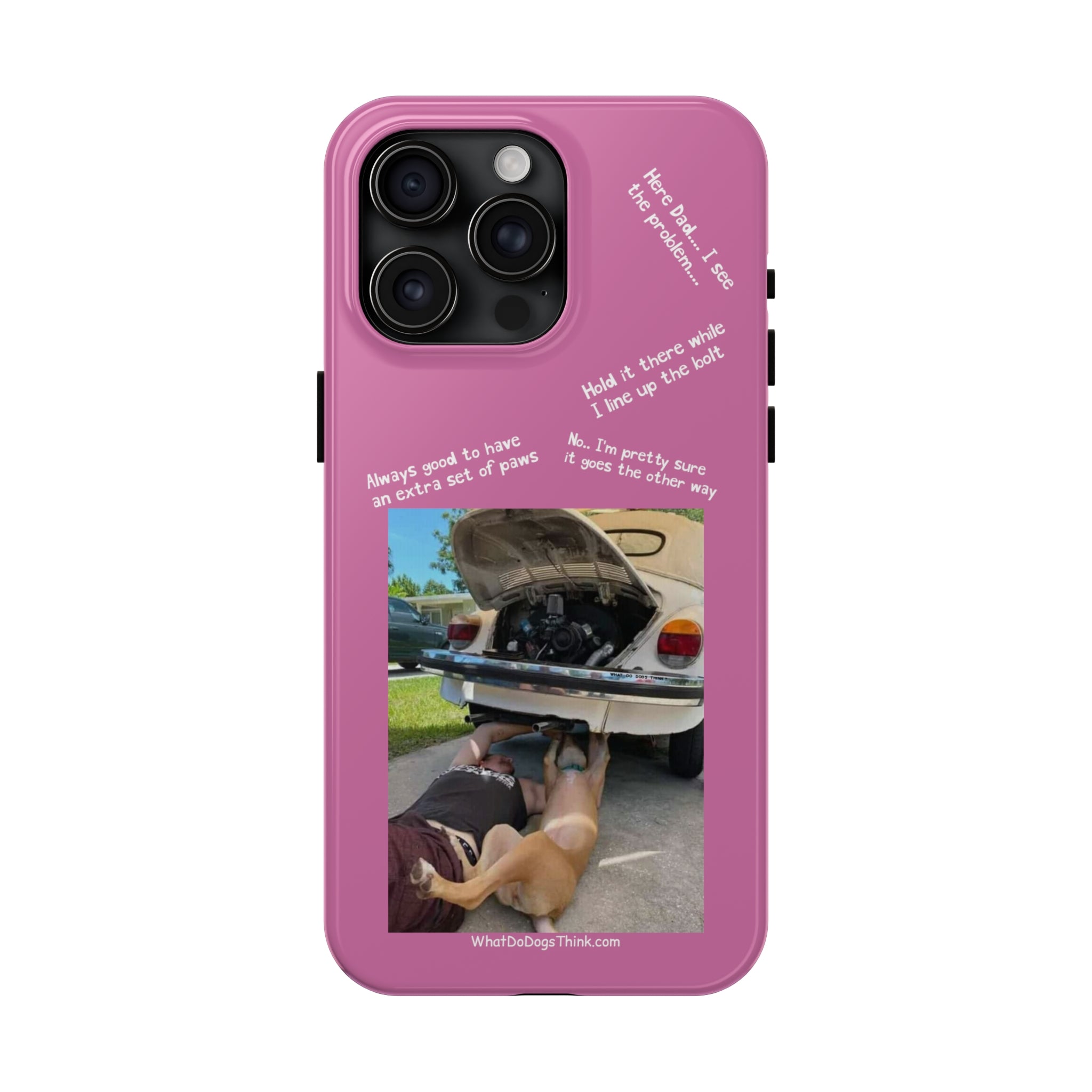 Bug Helper Compilation   Pink Tough Phone Cases