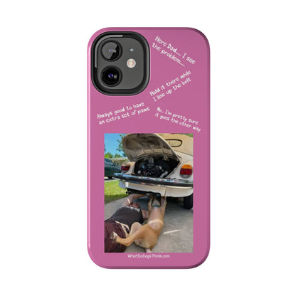 Bug Helper Compilation   Pink Tough Phone Cases