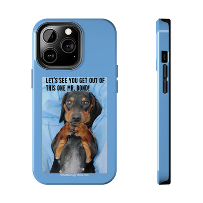 Mr Bond    Blue Tough Phone Cases