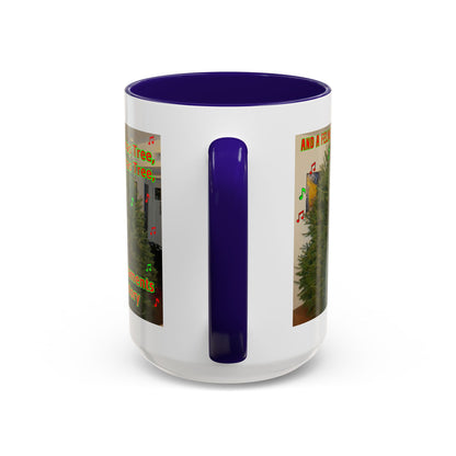 Christmas Tree Cat Mug