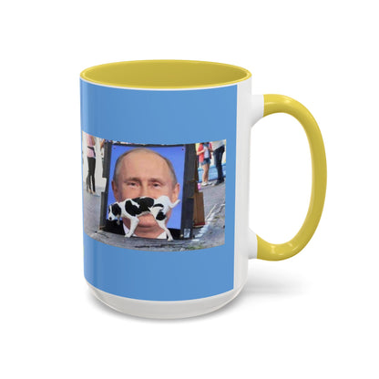 Piss on Putin  Blue Mug