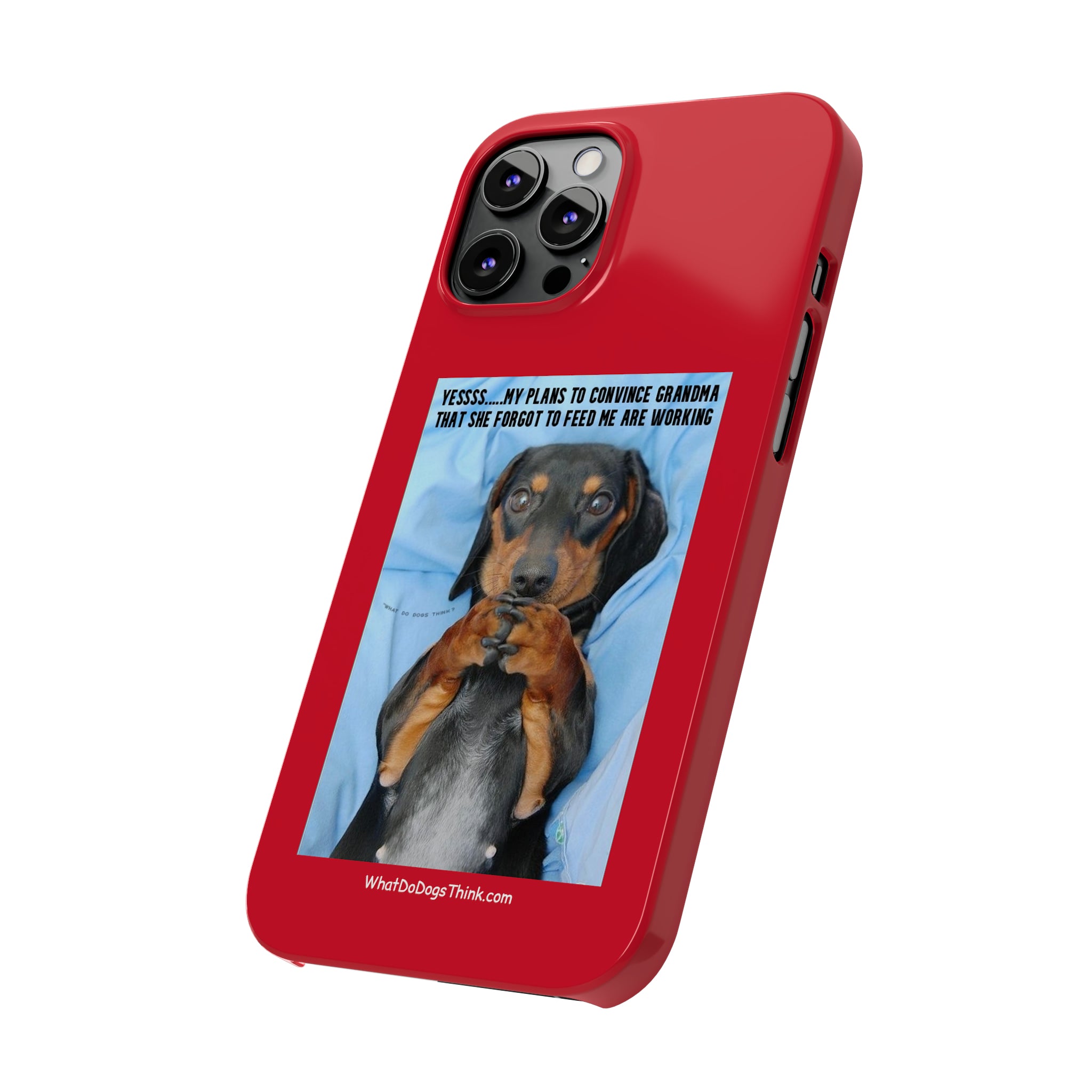 Grandma    Red Slim Phone Cases