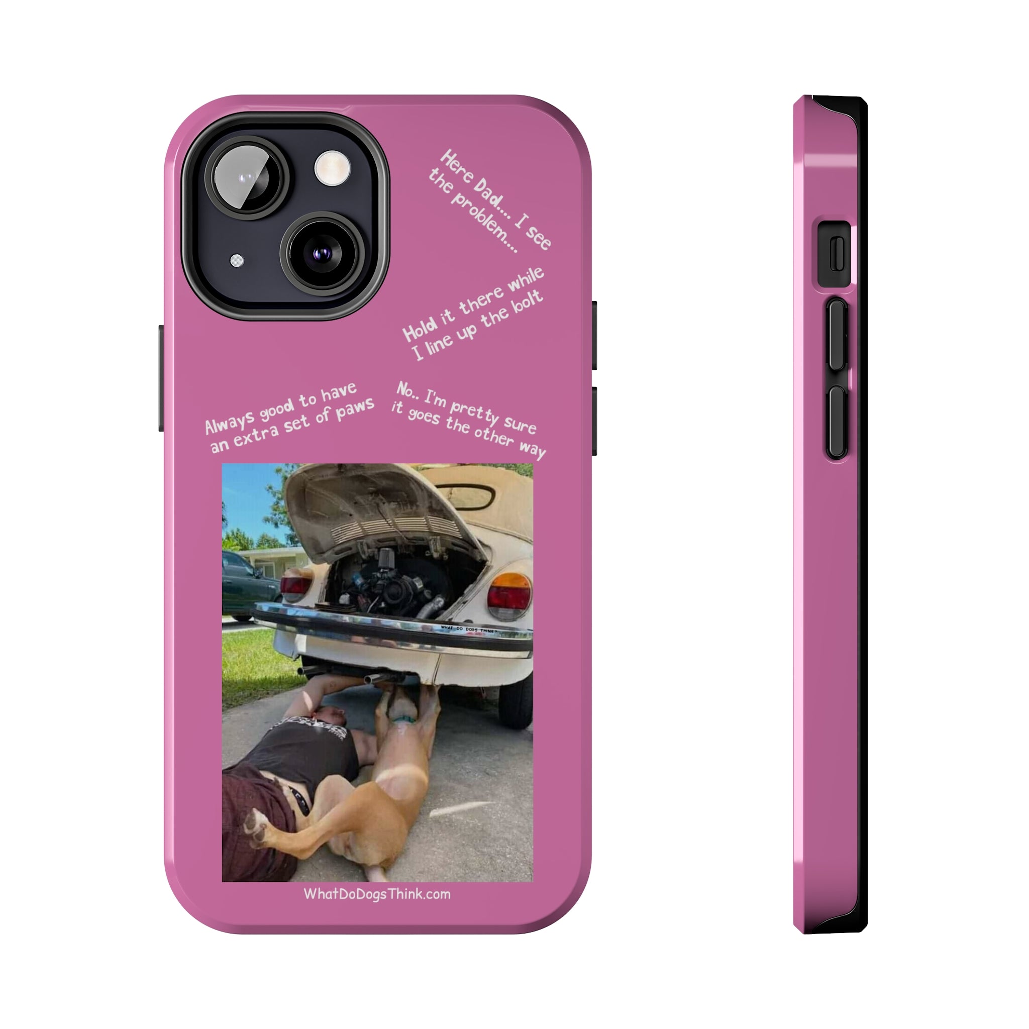 Bug Helper Compilation   Pink Tough Phone Cases