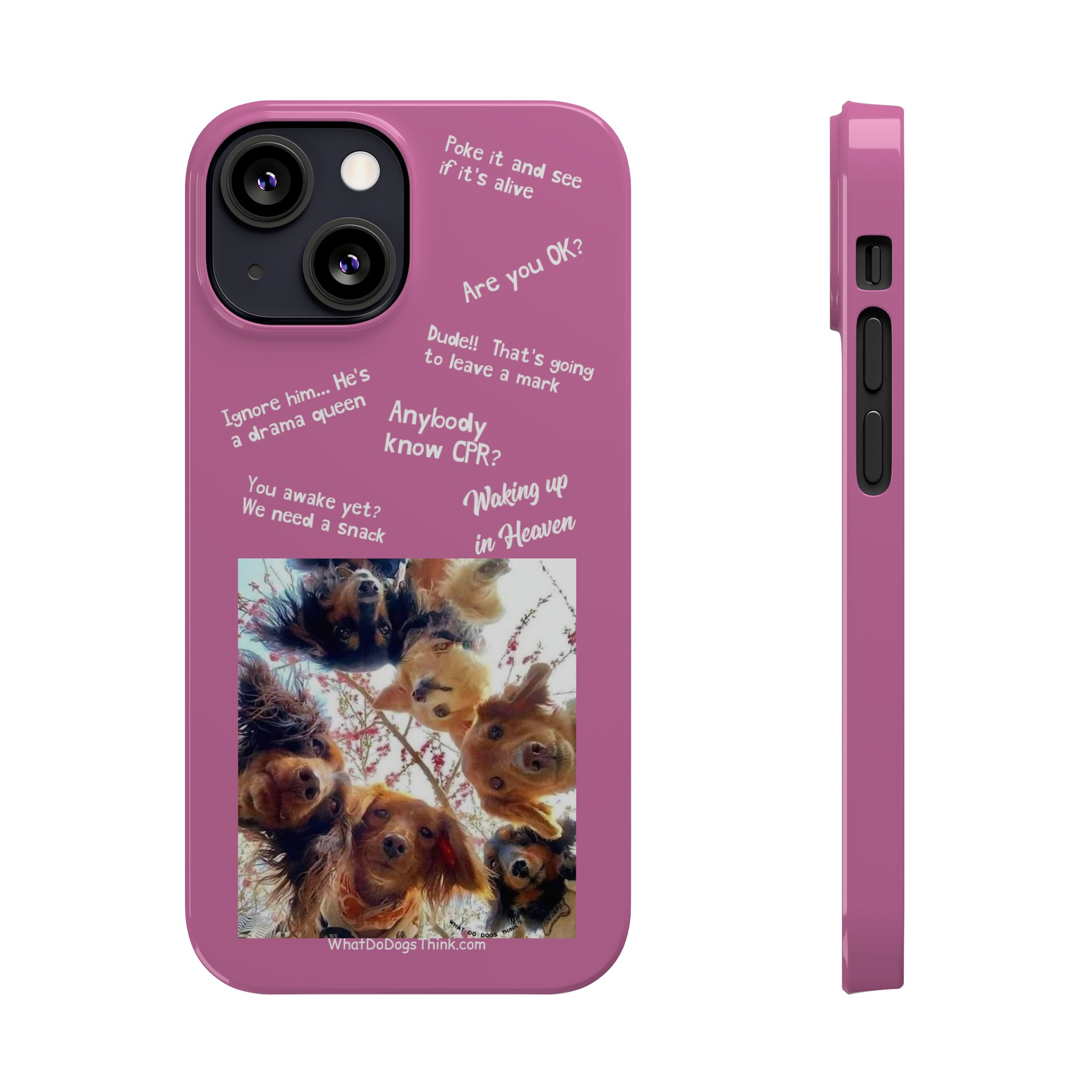 Are You OK?  Compilation    Pink Slim Phone Cases