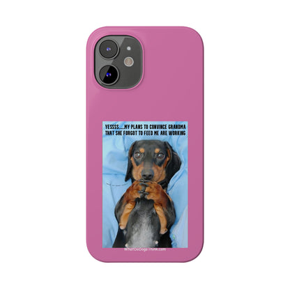 Grandma    Pink Slim Phone Cases