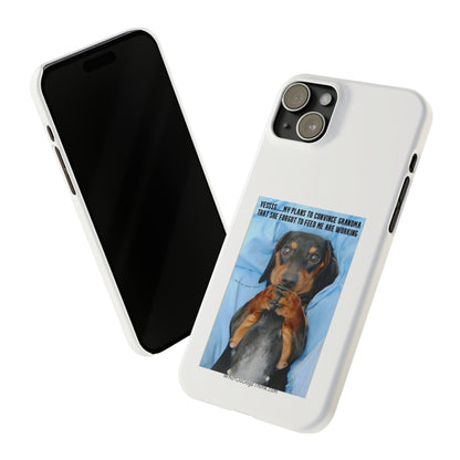 Grandma     White Slim Phone Cases