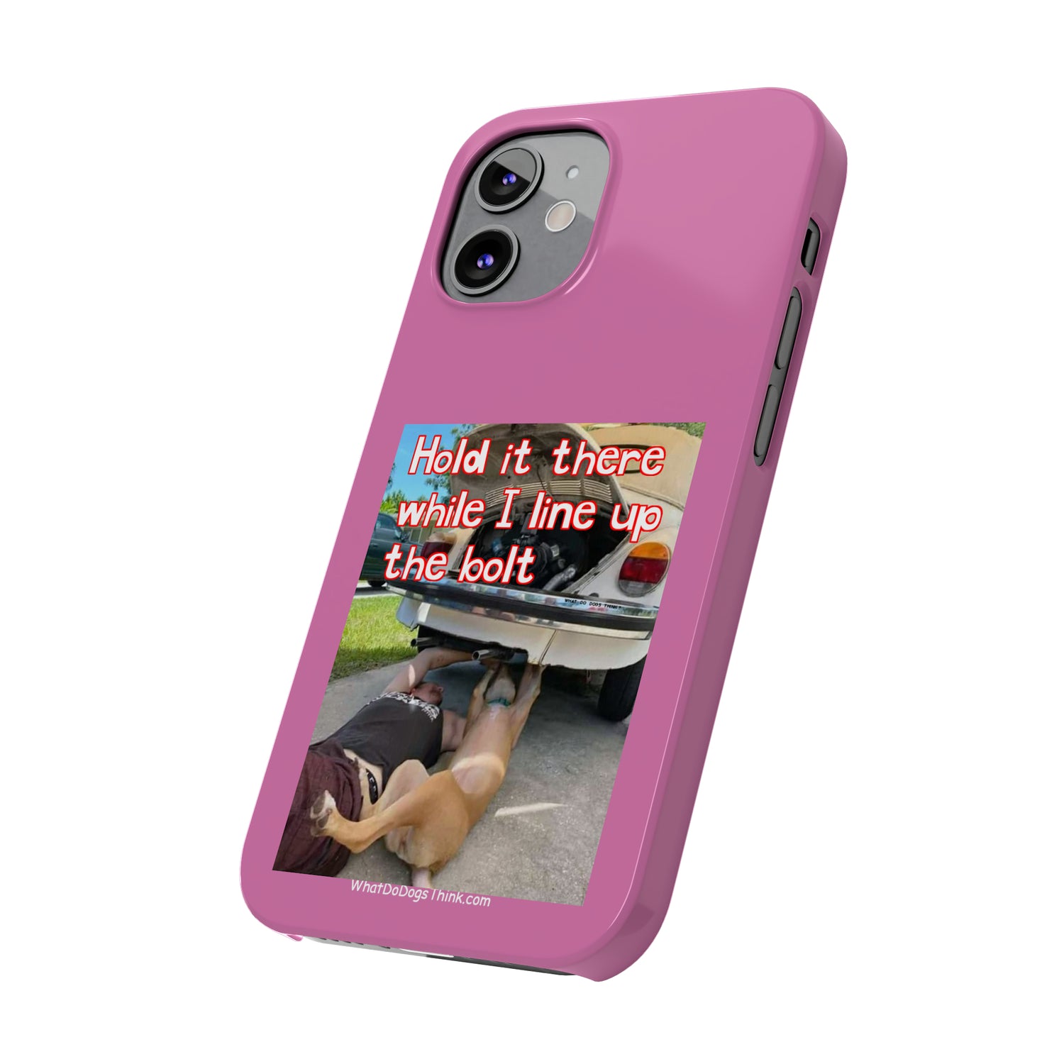 Hold It    Pink Slim Phone Cases