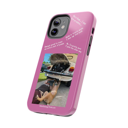 Bug Helper Compilation   Pink Tough Phone Cases