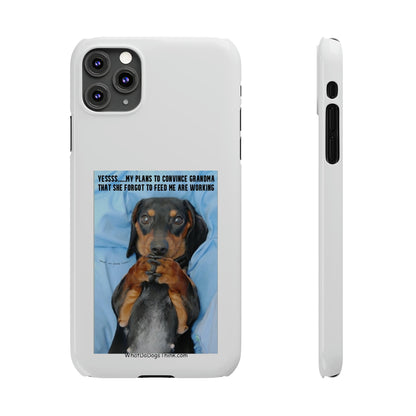 Grandma     White Slim Phone Cases