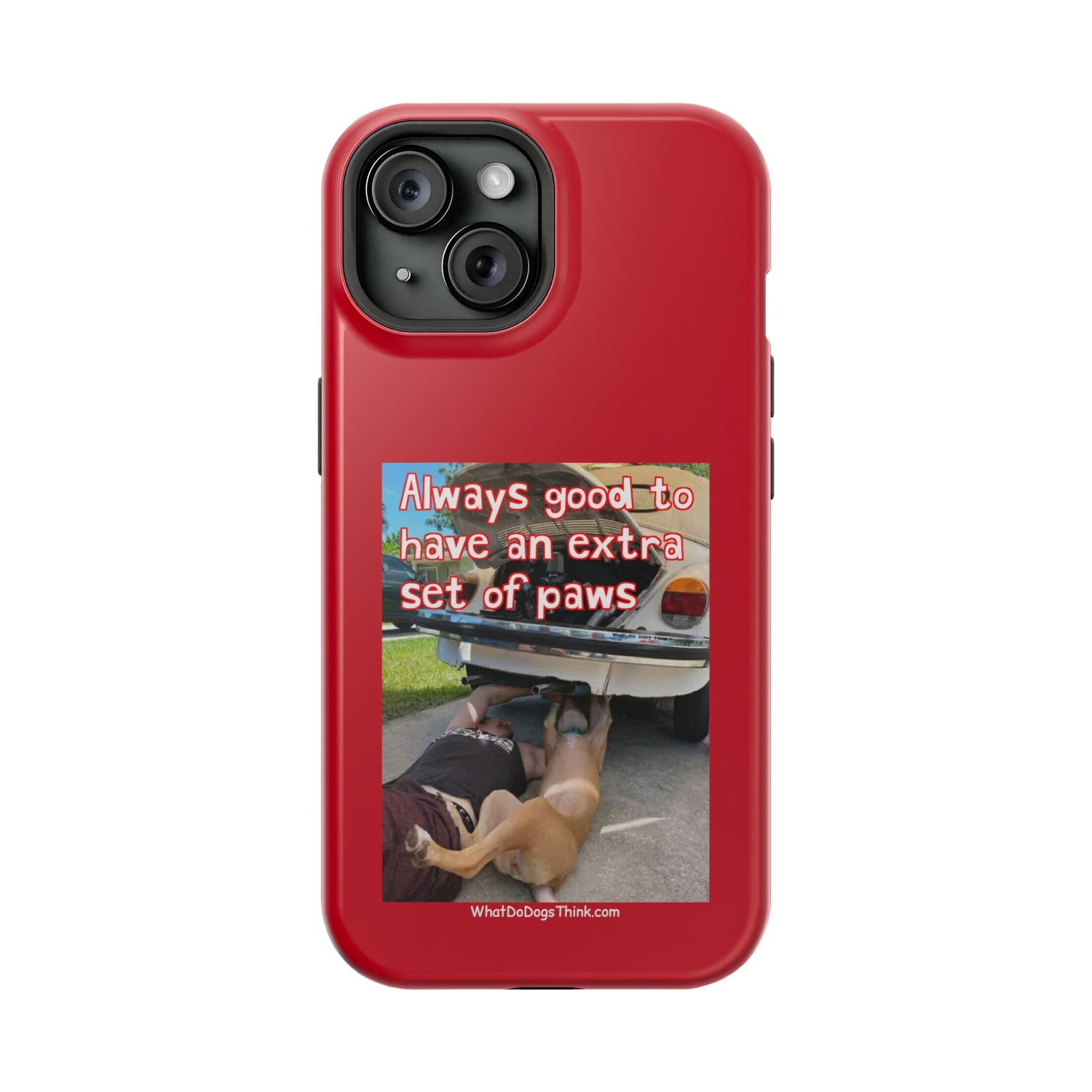 Extra Paw    Red MagSafe Tough Cases