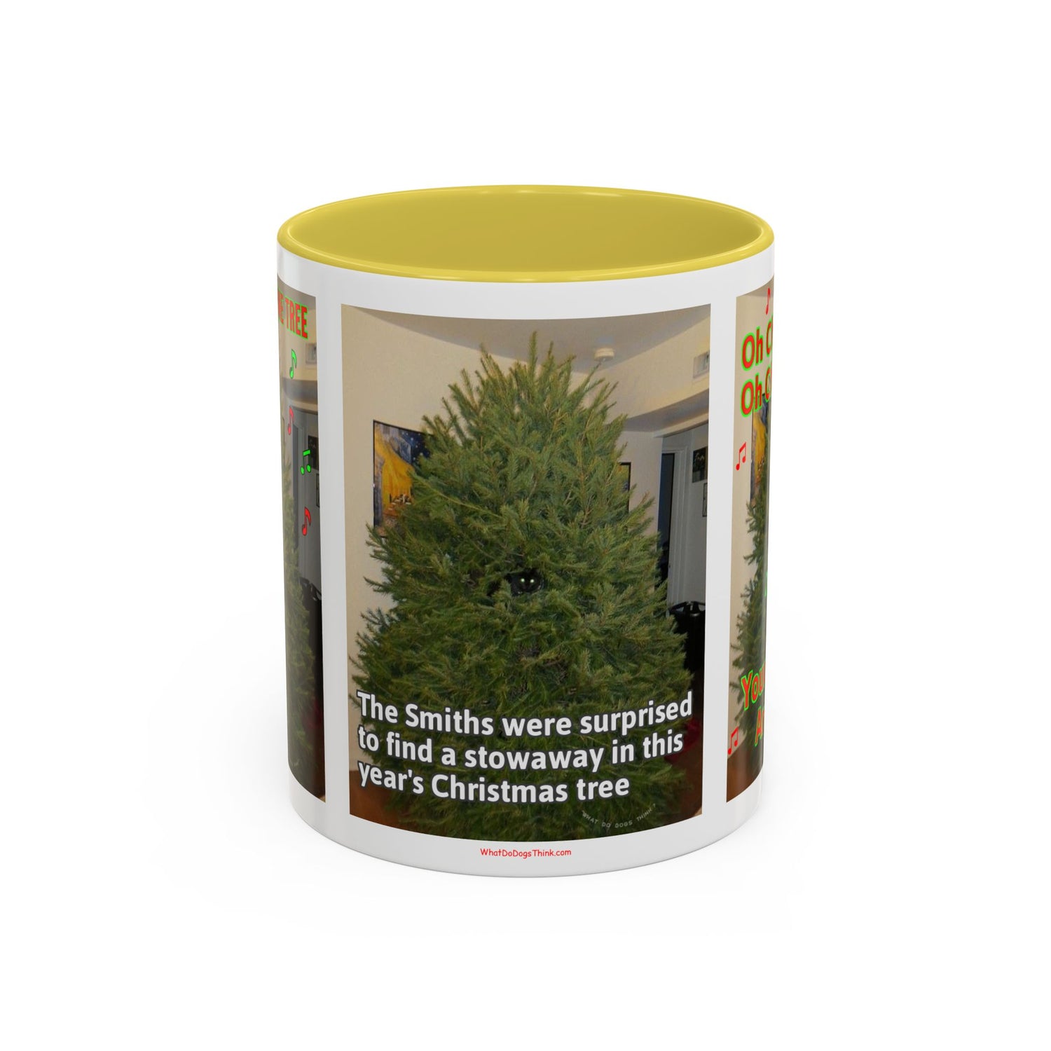 Christmas Tree Cat Mug