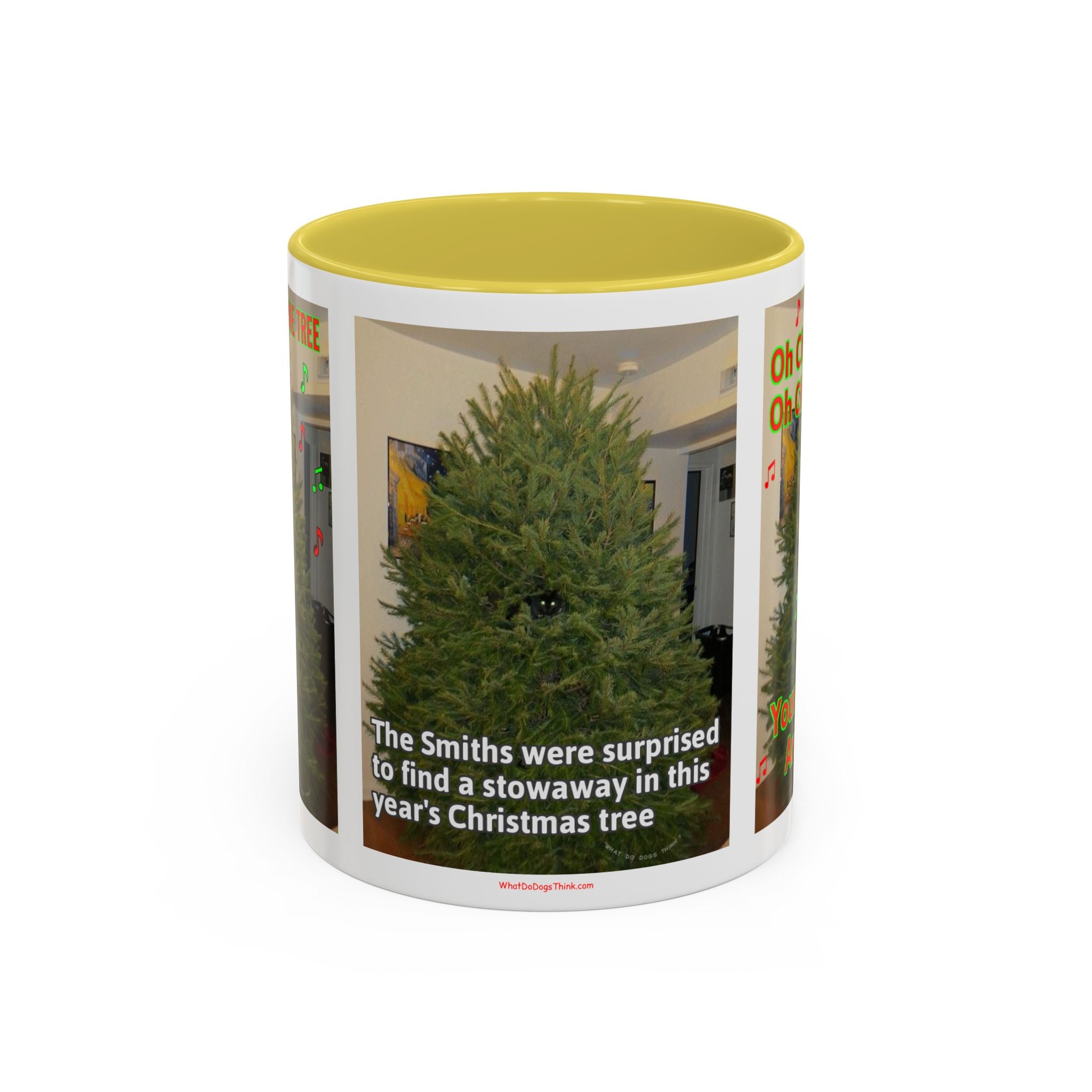 Christmas Tree Cat Mug