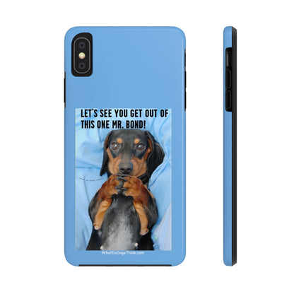 Mr Bond    Blue Tough Phone Cases