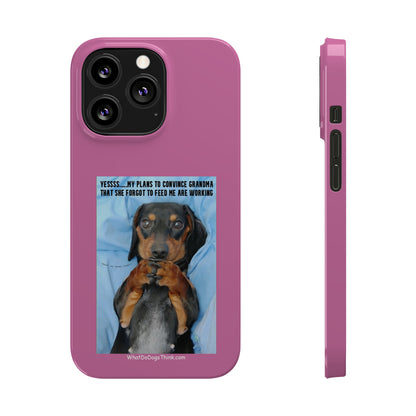 Grandma    Pink Slim Phone Cases