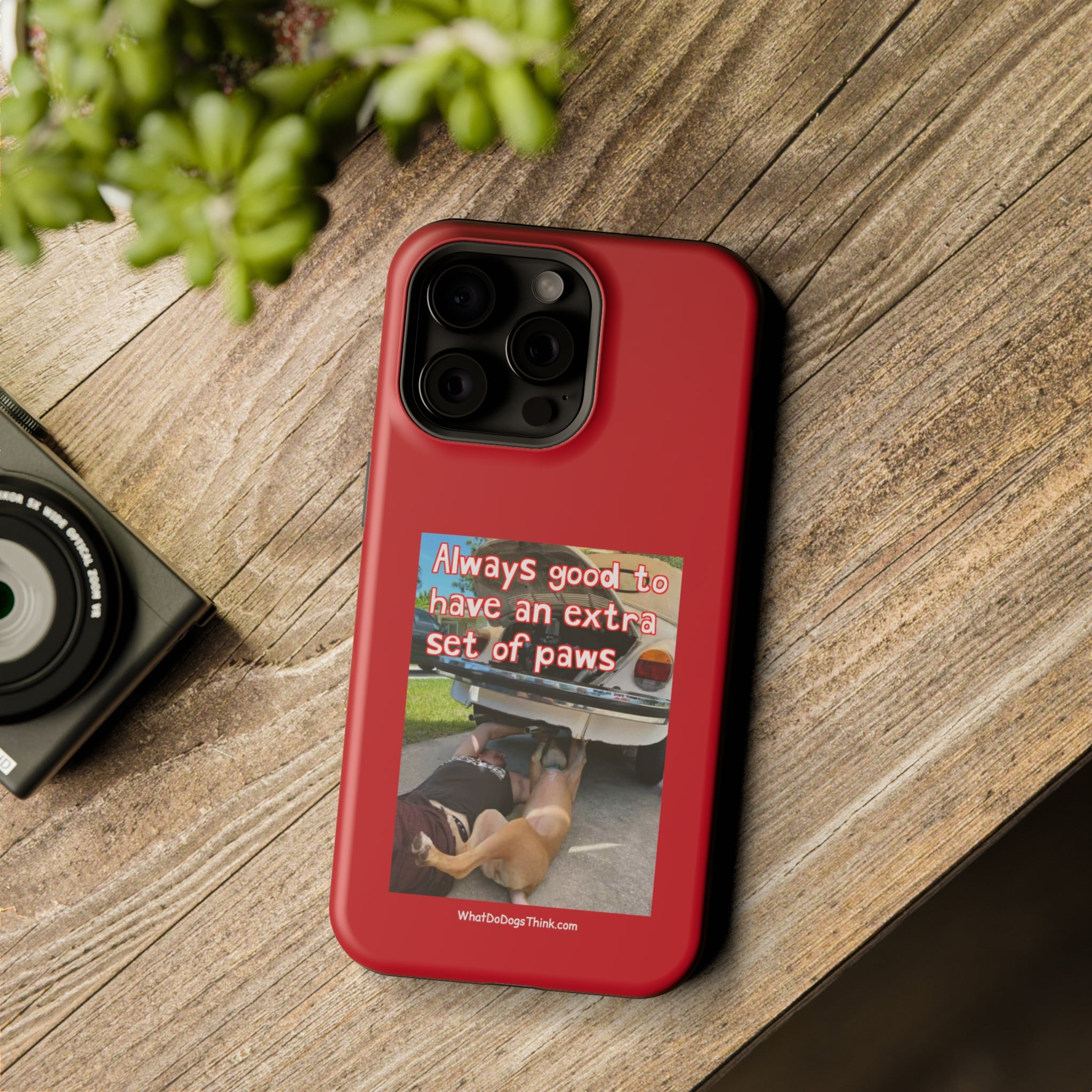 Extra Paw    Red MagSafe Tough Cases